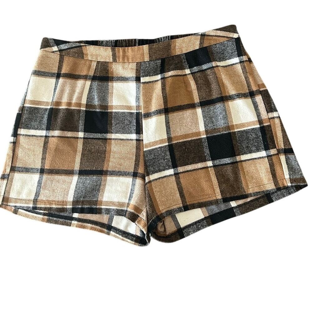 SHEIN Curve Women Sz.4XL Cotton Brown Shorts